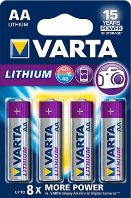 Varta Battery AA Lithium in the group OTHER BATTERIES / AA / AAA / 9V - BATTERIES at TH Pettersson AB (30-VAR 6106)